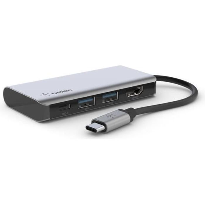 Belkin Adaptateur USB C multiport 4 en 1
