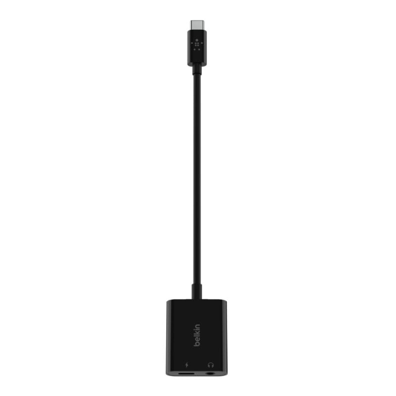 Belkin RockStar USB-C vers jack de casque adaptateur de charge - USB audio - 19.6 cm