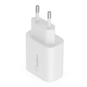Belkin Chargeur Secteur USB C 25 W pour iPhone avec cable USB C vers Lightning