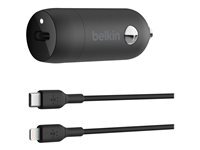 Belkin BOOST CHARGE adaptateur d'alimentation pour voiture - 24 pin USB-C - 30 Watt