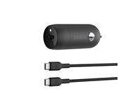 Belkin BOOST CHARGE adaptateur d'alimentation pour voiture - 24 pin USB-C - 30 Watt