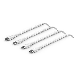 Belkin 2x cables USB C vers USB C renforces White 2 m
