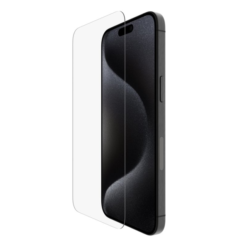 Belkin Protecteur d'écran en verre trempé Belkin pour iPhone 15 Pro Max
