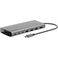 Belkin Hub USB C avec 2x HDMI 4K RJ45 2 USB C 2 USBA compatible Mac et PC
