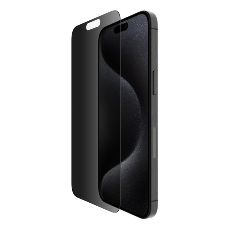 Belkin Protecteur d'écran Belkin ScreenForce InvisiGlass Privacy iPhone 16 Pro Antibactérien