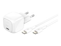 Belkin Chargeur USB-C Belkin WCA008KQ1MWH-B6 30 W Power Delivery PPS White Câble 1 m
