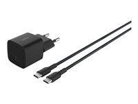 Belkin BOOST CHARGE adaptateur secteur - technologie PPS - 24 pin USB-C - 25 Watt - avec cable USB-C (1 m)