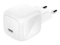 Belkin WCA013kqWH, Cargador de Pared Blanco, 45W, Carga Rápida, Universal
