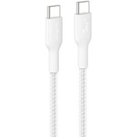 à gaine tressée USB-C vers USB-C 240W, longueur 1m, White