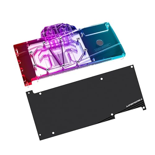 Bloc de refroidissement à eau GPU en cuivre pour cartes graphiques XFX AMD Mercury Radeon RX 9070 XT OC 16 Go GDDR6, pour cartes graphiques magnétiques XFX RX9070 XT OC