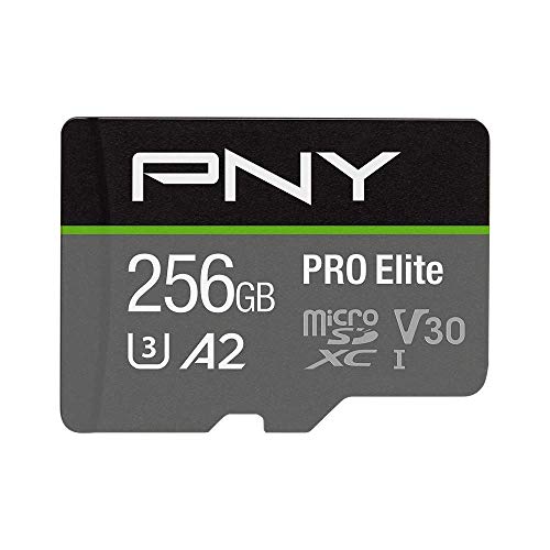 Pny Carte microSD PNY Pro Elite 256GB UHS-I U3 V30 A2 100MB s