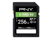 PNY PNY X-PRO 90 - carte memoire flash - 256 Go - SDXC UHS-II