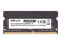 PNY Performance - DDR4 - module - 8 Go - SO DIMM 260 broches - 1600 MHz PC4-25600 - memoire sans tampon