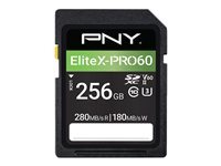 PNY PNY EliteX-PRO60 - carte memoire flash - 256 Go - microSDXC UHS-II
