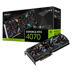 PNY GeForce RTX 4070 12GB XLR8 Gaming VERTO
