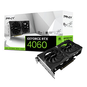 PNY GeForce RTX 4060 8 Go VERTO Dual Fan