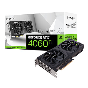 PNY GeForce RTX 4060 Ti 16GB VERTO Dual Fan
