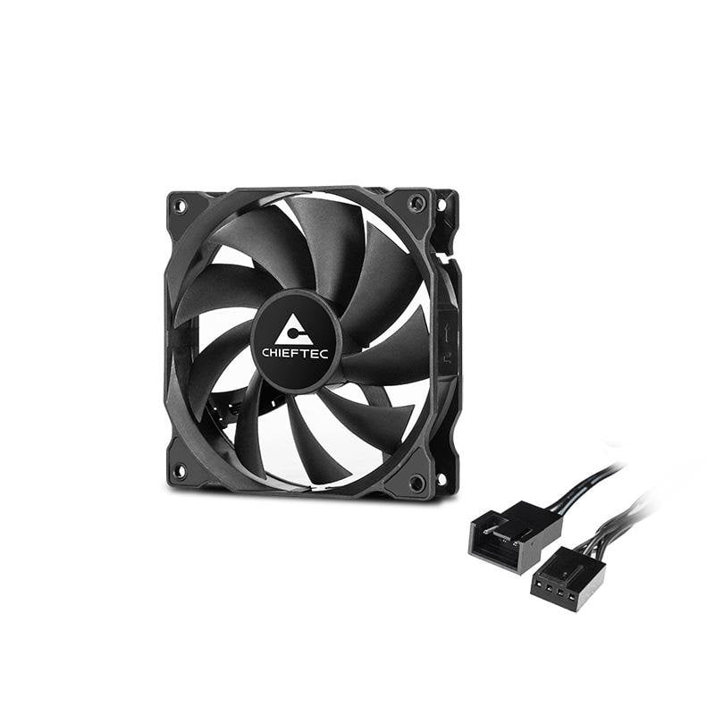 Chieftec Refrigeration Air Chieftec 120mm ZF-1225PWM Hydraulique Black