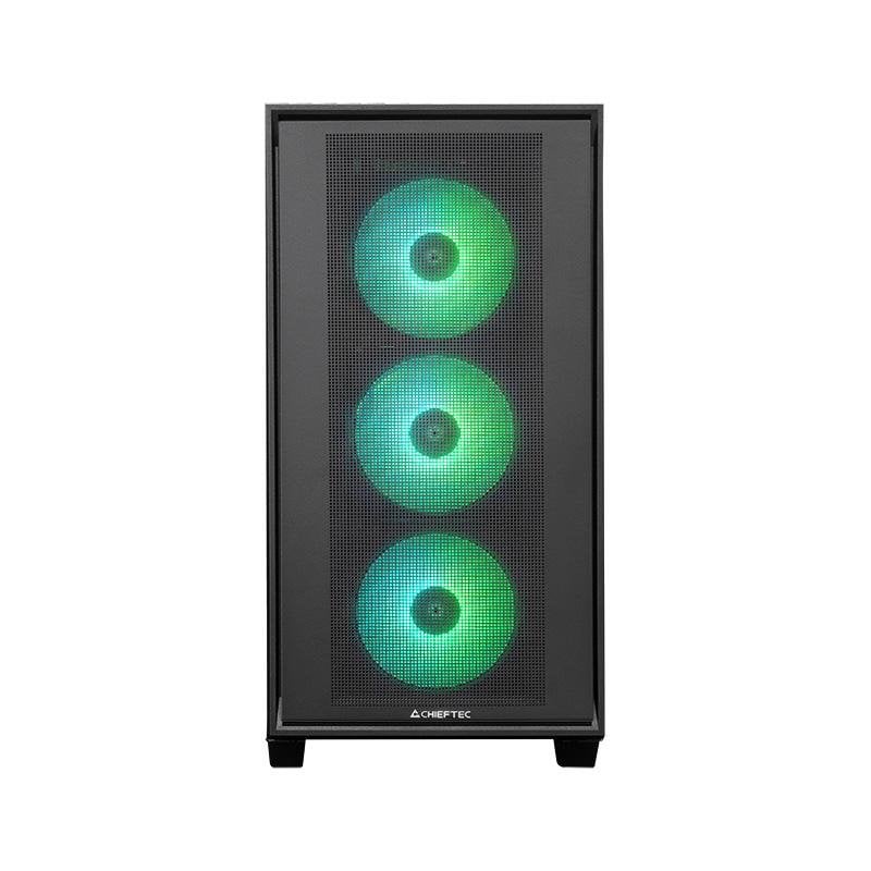 Chieftec Carcasse PC Chieftec GS-03B-OP Midi Tower Black RGB