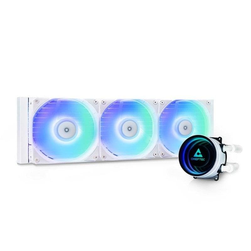roline Refrigeration Liquide Chieftec CLC-360-RGB-W 360mm 3 Ventilateurs RGB White