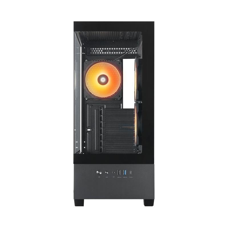 Chieftec Boîtier PC Chieftec GT-01B-OP Midi Tower Black RGB