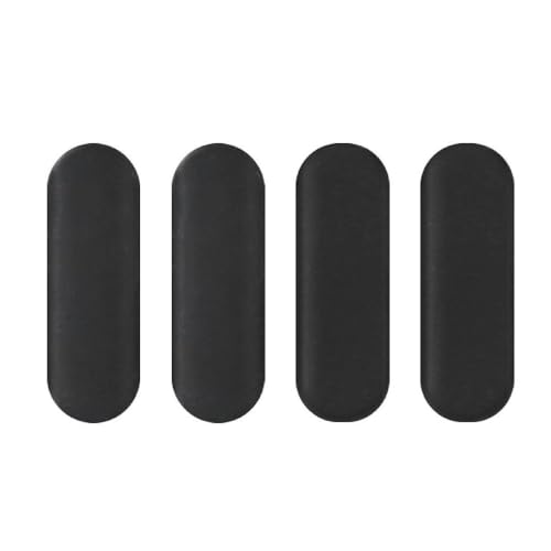 Reqeliou Lot de 4 pieds en caoutchouc noir pour Thinkpad T480S ordinateur portable, dessous antidérapant – Protection et stabilisation de la base pour ordinateur portable