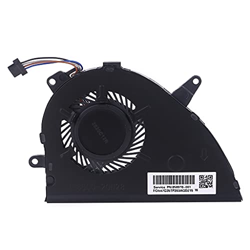 CRFFZ Ventilateur de rechange 15-CS TPN-Q208 Series CPU L25585-001 NS85B00-17K18 Ventilateur de refroidissement silencieux pour ordinateur portable