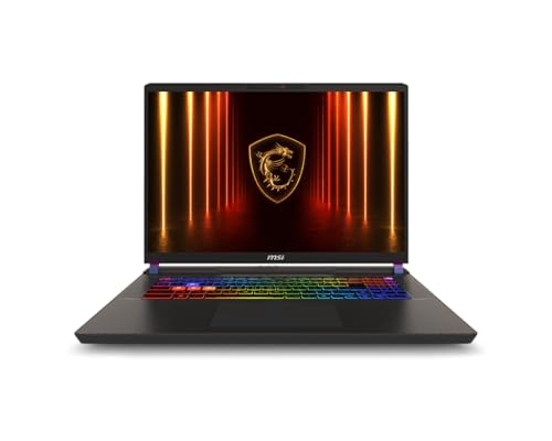 msi Vector A16 HX A8WHG-004US Ordinateur portable de jeu 16 WQXGA 2560 x 1600 Écran IPS 240 Hz AMD Ryzen 9 8940HX NVIDIA Geforce RTX 5070 Ti 12G GDDR7 16 Go DDR5 1 To SSD rétroéclairé KB Thunderbolt
