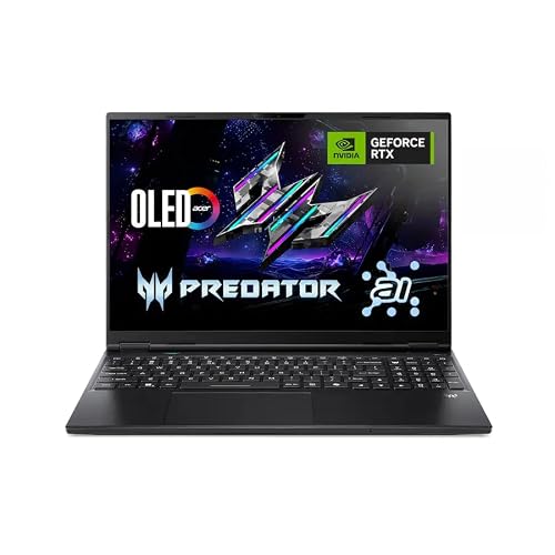 acer Ordinateur portable de jeu 2026 | Predator Helios Neo 16S | Intel 24-Core Ultra 9 275HX | NVIDIA GeForce RTX 5060 | 24 Go DDR5 | 1 To SSD | 16 2560 x 1600 240 Hz | Win11 Home - Wi-Fi 6E - Ko