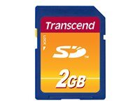 Transcend - carte memoire flash - 2 Go - SD