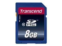 Transcend Carte SD Transcend TS8GSDHC10 8GB Classe 10 30MB s Noire