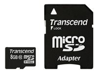 Transcend Transcend Premium - carte memoire flash - 8 Go - micro SDHC