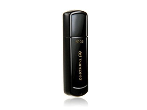 Transcend JetFlash 350 64GB USB 2.0 Black