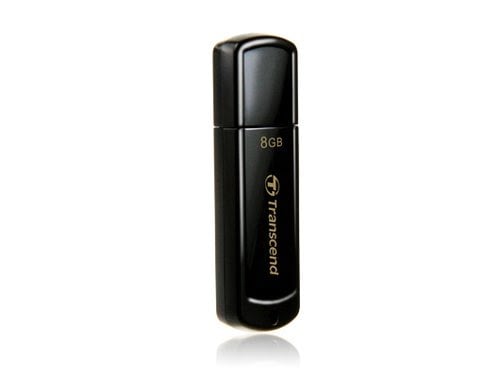 Transcend JetFlash 350 8 Go USB 2.0 Black