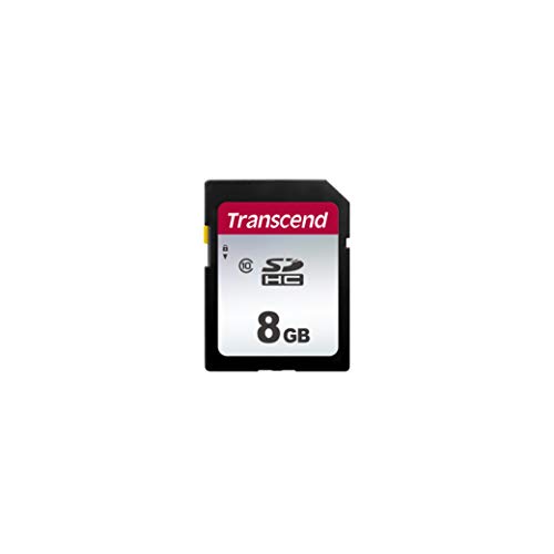 Transcend Carte mémoire Transcend 300S 8GB SDHC Classe 10 UHS-I V30 Noire