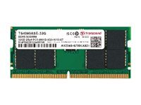 Transcend Transcend JetRAM - DDR5 - module - 32 Go - SO DIMM 262 broches - 4800 MHz PC5-38400 - memoire sans tampon
