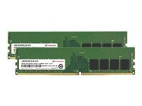 Transcend Transcend JetRAM - DDR4 - kit - 16 Go 2 x 8 Go - DIMM 288 broches - 3200 MHz PC4-25600 - memoire sans tampon