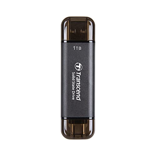 Transcend Disque Dur Transcend ESD310C 1TB SSD USB 3.2 Gen 2x2 1050MB s Black