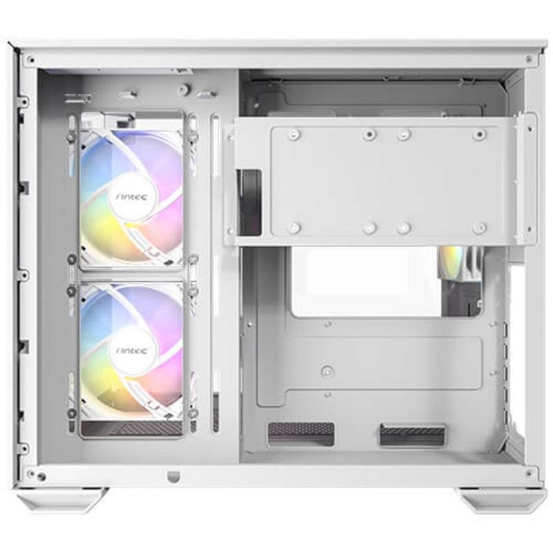 Antec Boîtier Antec CX600M Trio ARGB White Mini Tower ITX Micro-ITX Verre Trempé White
