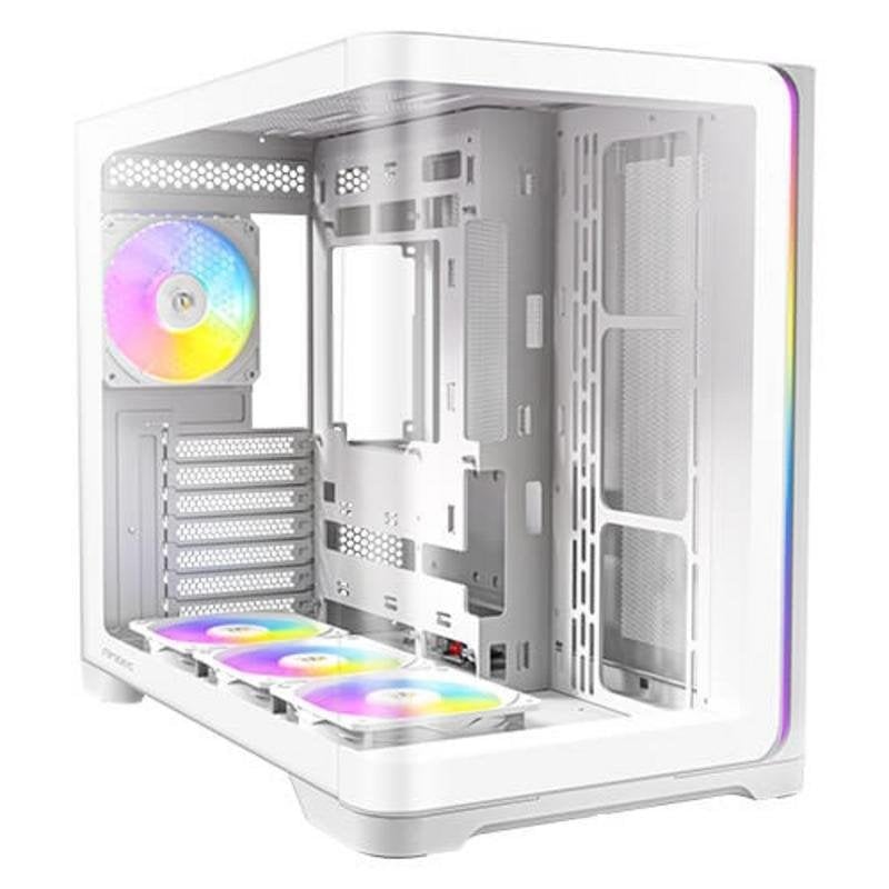 Antec Boîtier PC Antec C5 Curve ARGB White Midi Tower Verre Trempé USB-C