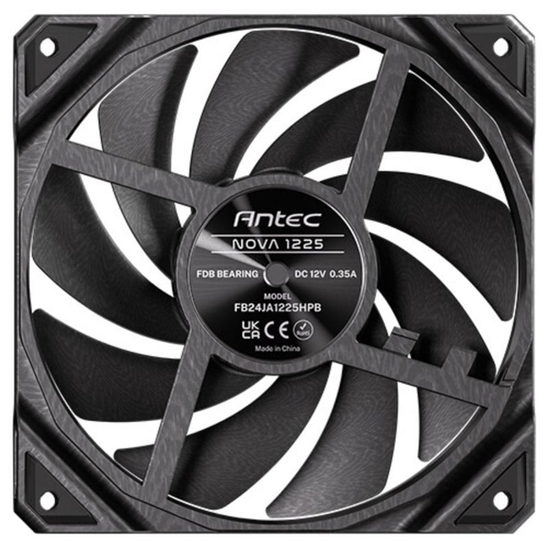 Antec Ventilateur ANTEC Nova 12cm Black - Haute pression d'air, silencieux, fiable