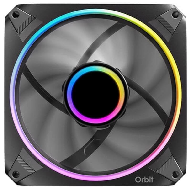 Antec Ventilateur supplémentaire Antec Orbit 120 ARGB 120 mm, LED RGB, FDB, Black