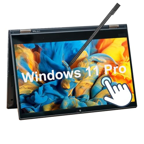 Lenovo Thinkpad L13 Yoga Gen2 Ordinateur portable à écran tactile, ordinateur FHD 13,3 , Intel Core i5-1145G7, 256 Go SSD, 16 Go de RAM, clavier Qwerty, Win11 Pro (renouvelé)