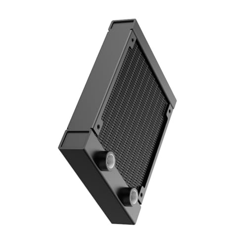 Mllepjdh LP22-120 en aluminium pour refroidissement par eau, ventilateur de refroidissement de radiateur, montage de ventilateur liquide, filetage 1 4 pour jeux, ordinateur, liquide