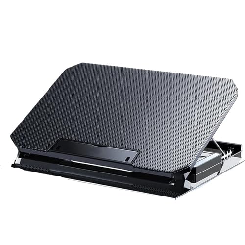plateau de refroidissement aptop Refroidisseur d'ordinateur portable de jeu, ventilateur écran Led, deux ports USB, 2600 tr min, plaque de refroidissement pour ordinateur portable Ventilé pour Ordinat