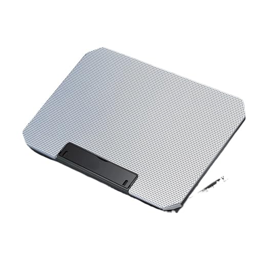 plateau de refroidissement aptop Refroidisseur d'ordinateur portable de jeu, plaque de refroidissement pour ordinateur portable, vent, 2 ventilateurs, dissipateur de chaleur Ventilé pour Ordinateur Po