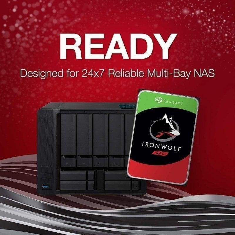 Seagate Disque Dur Seagate IronWolf ST8000VN004 8TB HDD 7200rpm SATA 6Gb s