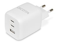Dicota Chargeur USB-C GaN 65W 3 Ports DICOTA D32054 Power Delivery 3.0 White