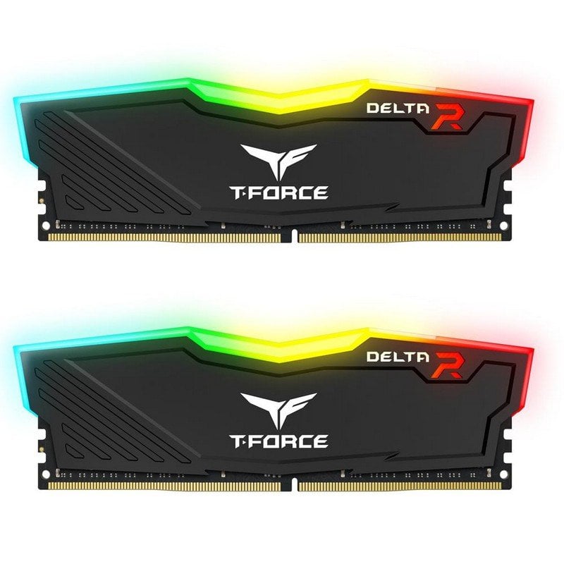 team-group Team Group T-Force Delta RGB DDR4 3600MHz PC4-28800 16Go 2x8Go CL18 Black