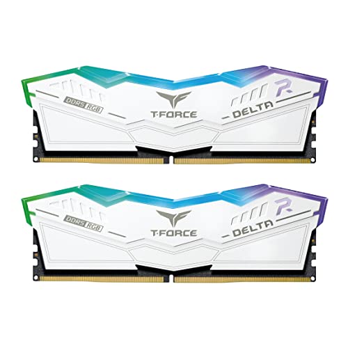 team-group Groupe d'équipe Delta White RVB DDR5 6000 MHz 32 Go 2x16 Go CL38